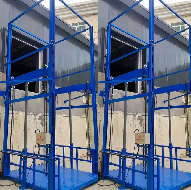 樟树导轨式升降货梯